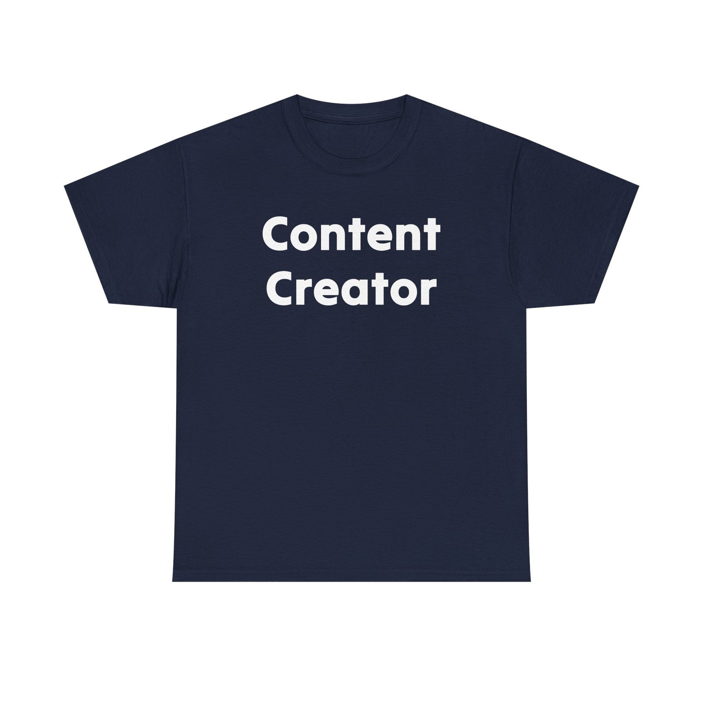 Content Creator Unisex Heavy Cotton Tee | Perfect for Creative Professionals