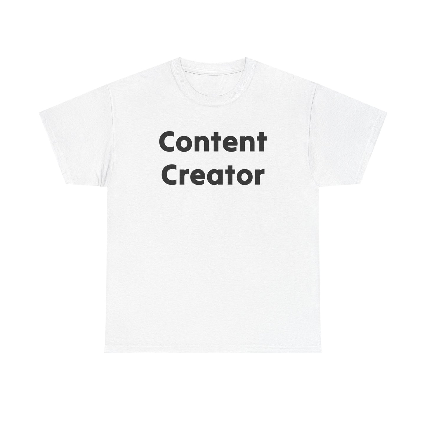 Content Creator Unisex Heavy Cotton Tee | Perfect for Creative Professionals