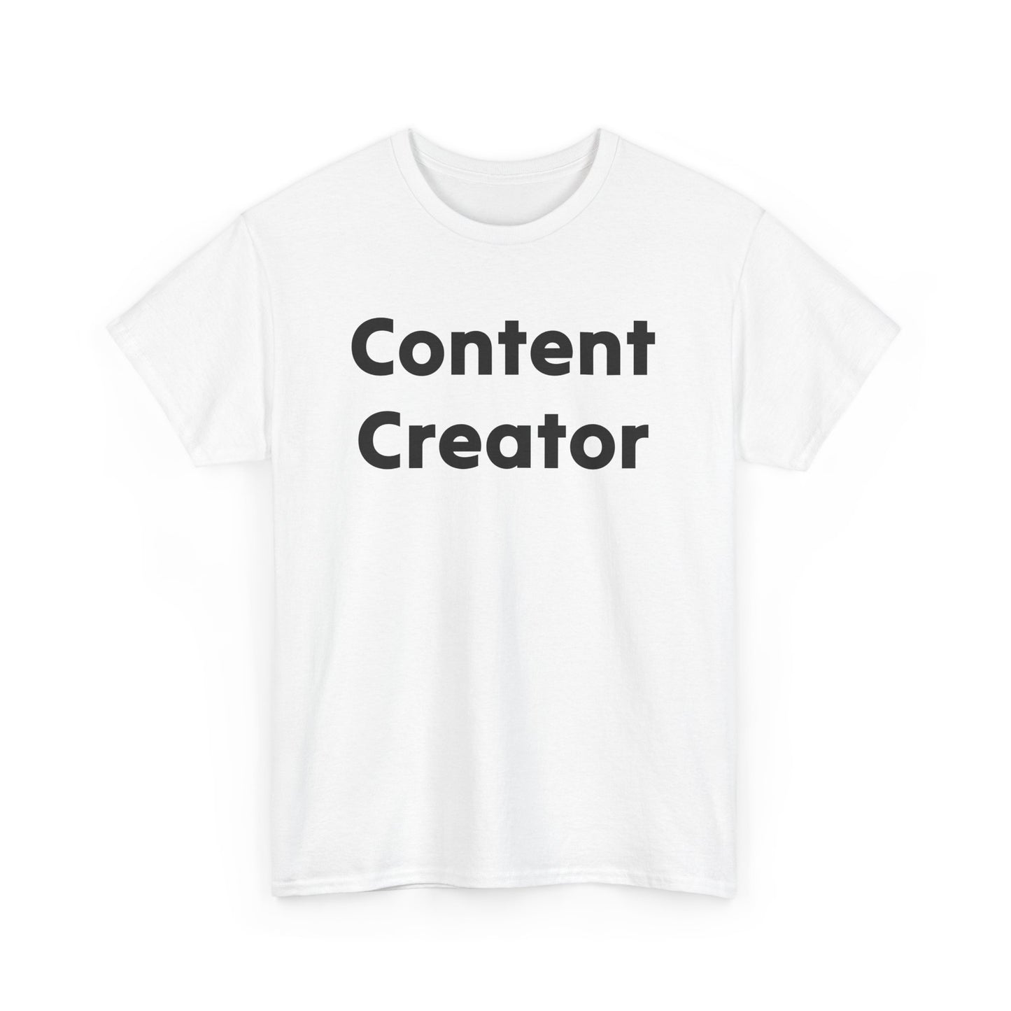 Content Creator Unisex Heavy Cotton Tee | Perfect for Creative Professionals