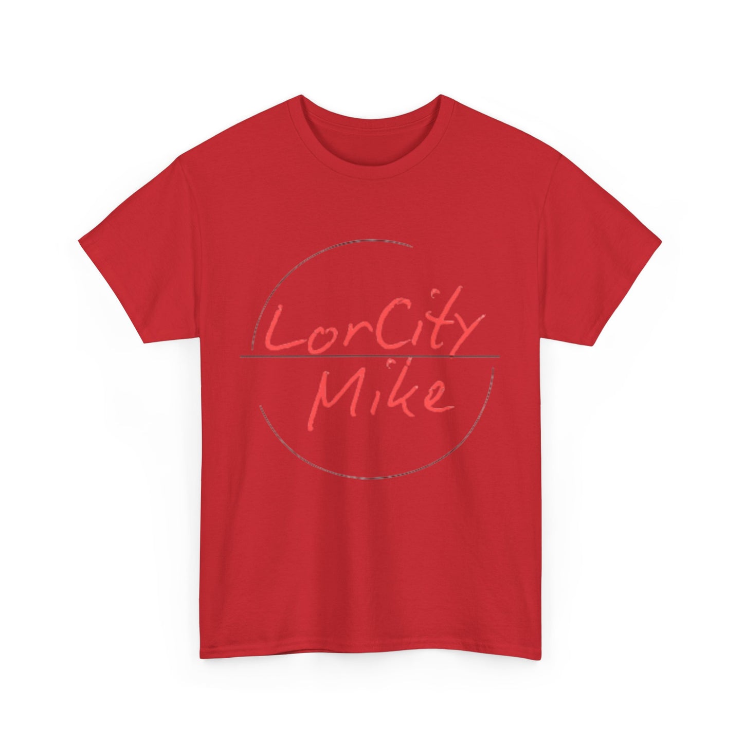 LorCity Mike Unisex Heavy Cotton Tee - Casual Stylish T-Shirt for Everyday Comfort