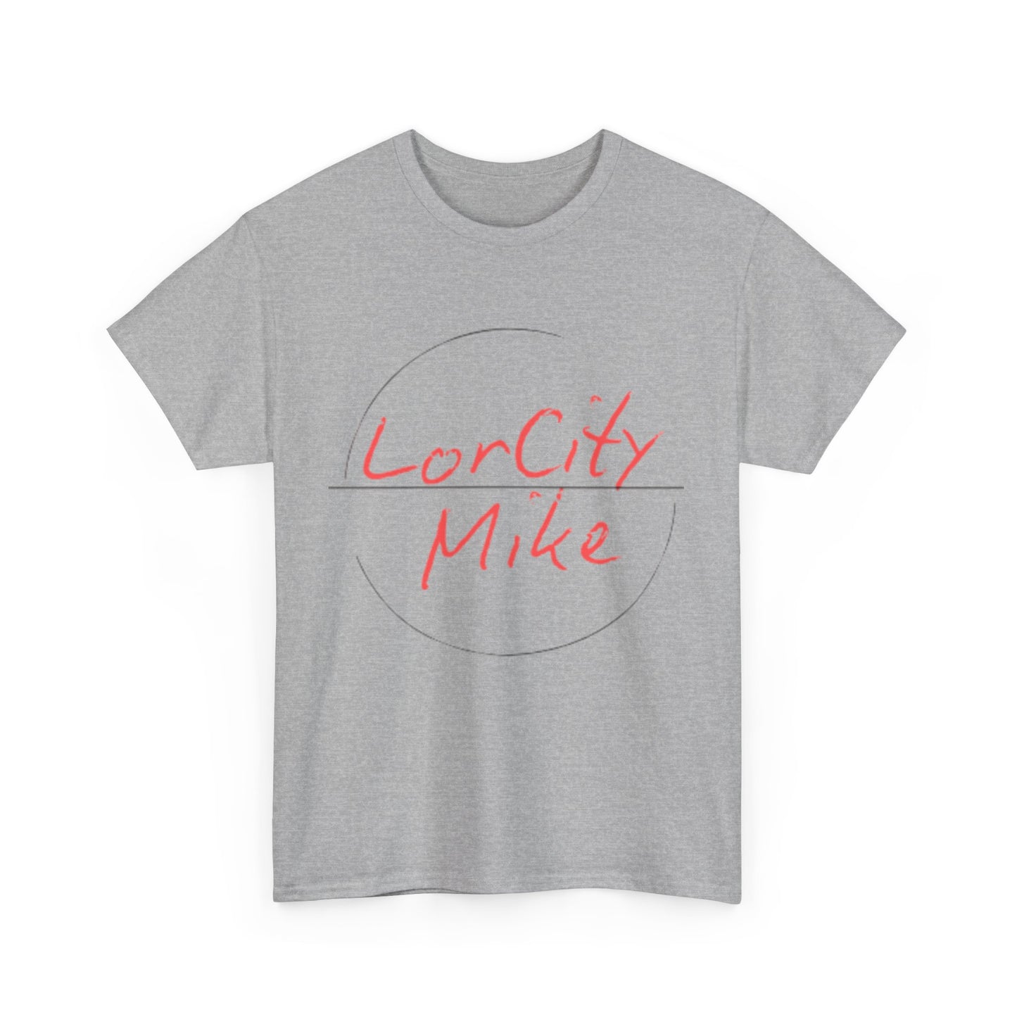 LorCity Mike Unisex Heavy Cotton Tee - Casual Stylish T-Shirt for Everyday Comfort