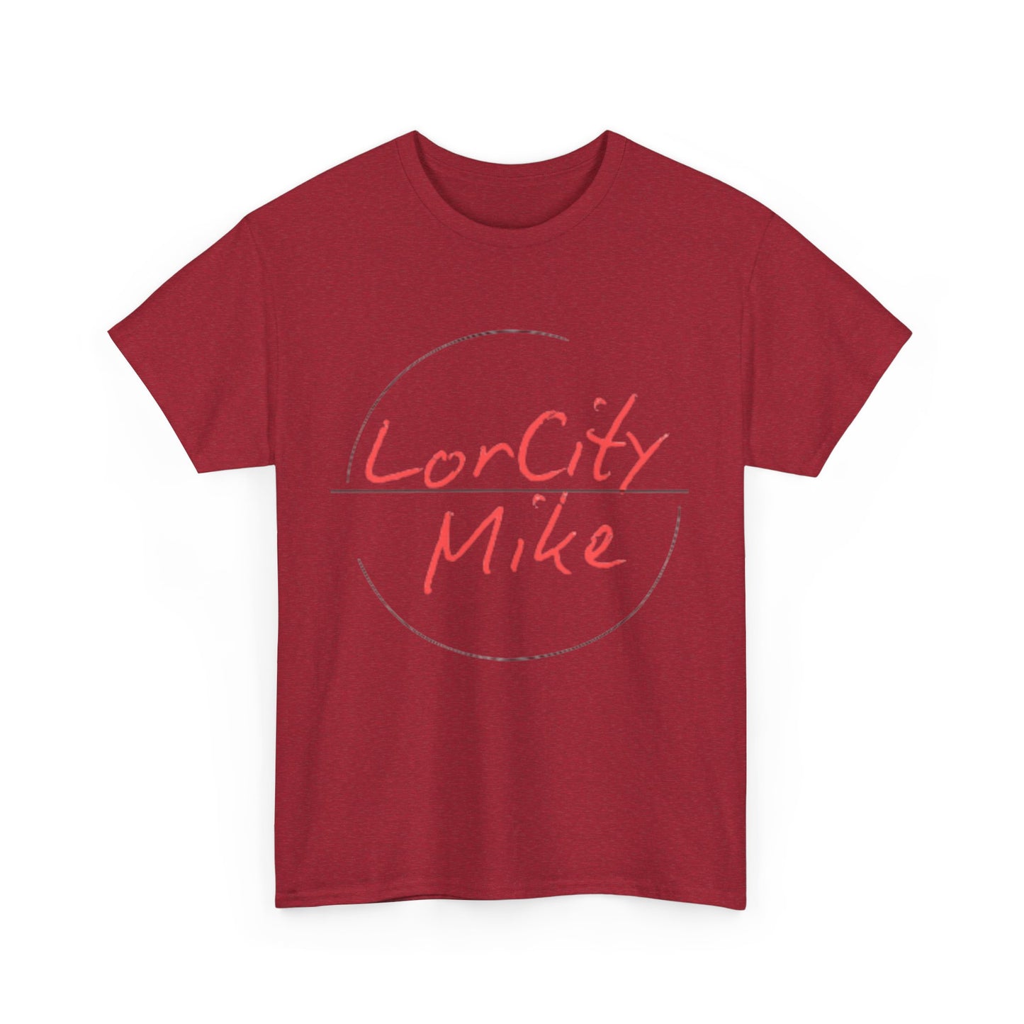 LorCity Mike Unisex Heavy Cotton Tee - Casual Stylish T-Shirt for Everyday Comfort