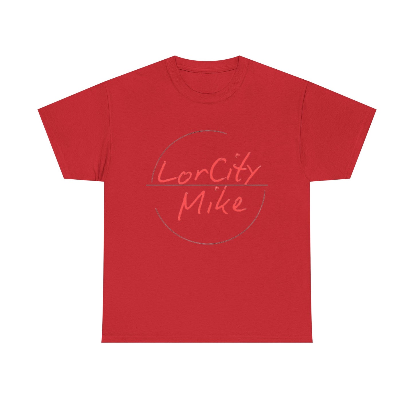 LorCity Mike Unisex Heavy Cotton Tee - Casual Stylish T-Shirt for Everyday Comfort