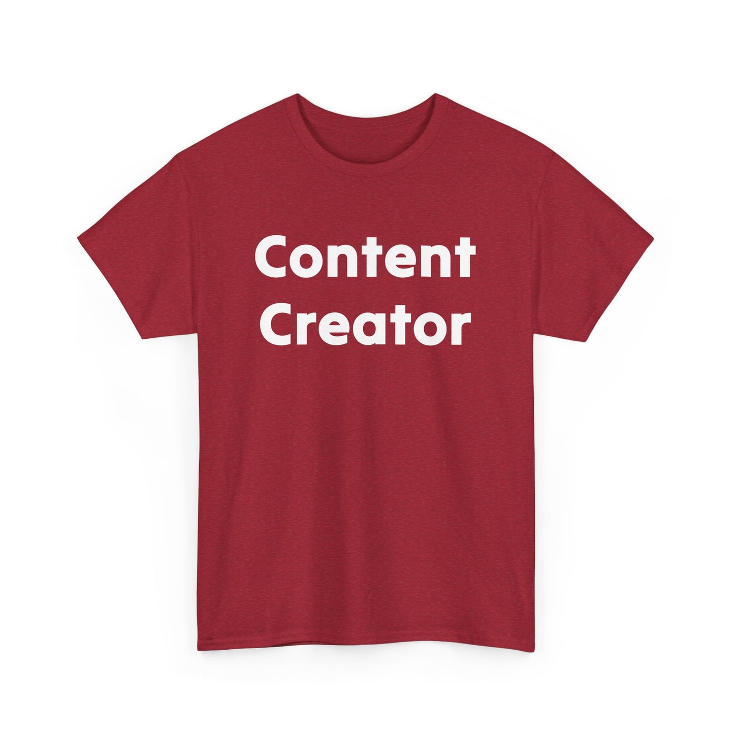 Content Creator Unisex Heavy Cotton Tee | Perfect for Creative Professionals