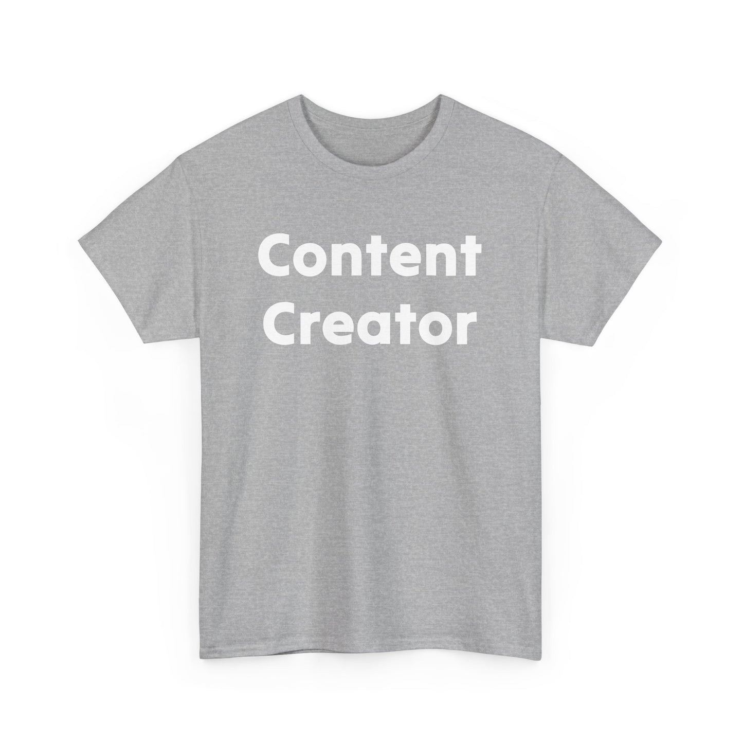 Content Creator Unisex Heavy Cotton Tee | Perfect for Creative Professionals