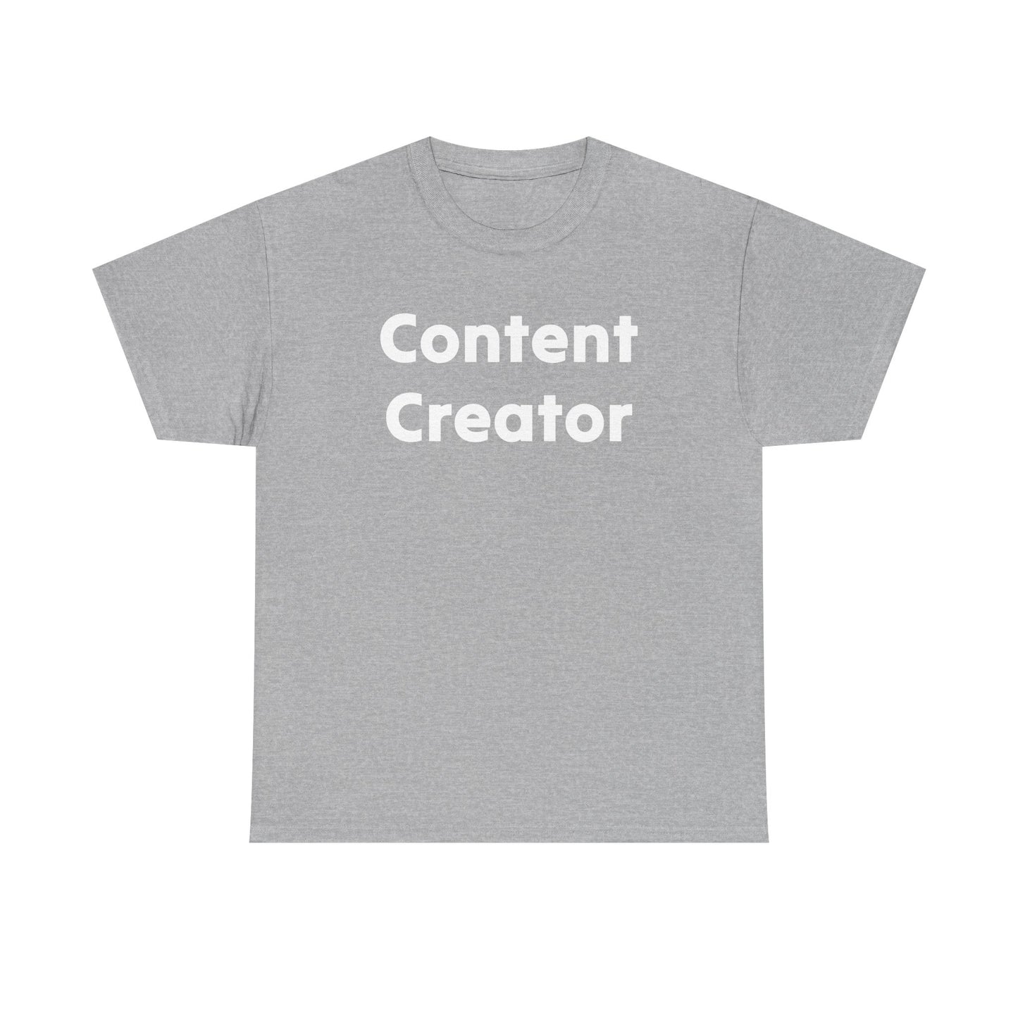 Content Creator Unisex Heavy Cotton Tee | Perfect for Creative Professionals