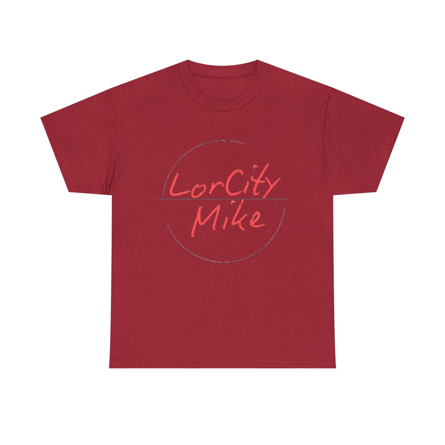 LorCity Mike Unisex Heavy Cotton Tee - Casual Stylish T-Shirt for Everyday Comfort